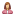 Female, user, medium Maroon icon