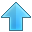Up, Arrow LightSkyBlue icon