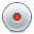record, button Silver icon