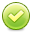 Check, button YellowGreen icon