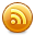 button, Rss, feed Khaki icon