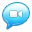 Skype, talk, video, Chat DarkCyan icon