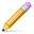 pencil SandyBrown icon