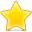 star, Favorite, bookmark, on Gold icon