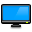 monitor, screen, Tv, on DeepSkyBlue icon