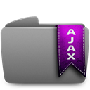 Ajax, Folder Gray icon