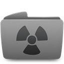 Burnable, Folder Gray icon