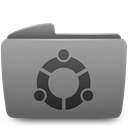 Folder, Ubuntu Gray icon