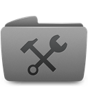 utily, Folder Gray icon