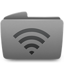 Wifi, Folder Gray icon