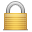 Lock SandyBrown icon