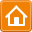 Home DarkOrange icon