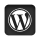 Wordpress, Logo, square DarkSlateGray icon