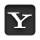 square, yahoo, Logo DarkSlateGray icon