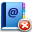 delete, Addressbook SteelBlue icon
