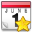 Calendar, star LightCoral icon
