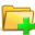 Add, Folder, Closed SandyBrown icon