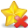delete, star Gold icon