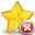 star, delete Gold icon