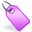 purple, tag Black icon