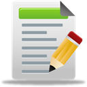 test, document, write, Blog post DarkGray icon