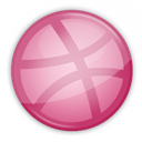 Ball, dribbble, Basket PaleVioletRed icon