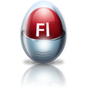 egg, adobe, Flash Black icon