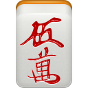 red, Man, mahjong, Dora LightGray icon