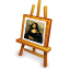 Painting, mona lisa, Creativity Chocolate icon