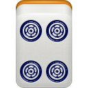 mahjong, pin LightGray icon