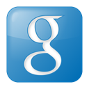 Box, Social, google, Blue SteelBlue icon