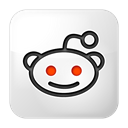 Reddit, Social, Box Gainsboro icon