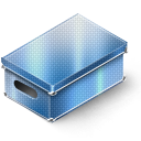 Box, Archive SteelBlue icon