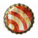 feed, Rss, Beer cap Tan icon