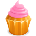 15, cupcake, cake DarkOrange icon