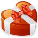 love, Heart, valentine's day Firebrick icon