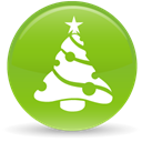 christmas, 33 YellowGreen icon