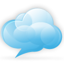 thing, Cloud, shine SkyBlue icon