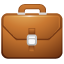 Briefcase, Milky Sienna icon