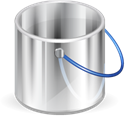 paint, Bucket Black icon