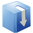 Box, Blue, download CornflowerBlue icon