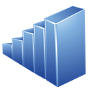 graph, Blue SteelBlue icon