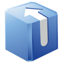 Box, upload SteelBlue icon
