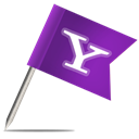 yahoo Black icon