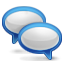 talk, say, Chat, Comments Silver icon