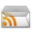 Email, envelope, Rss Silver icon