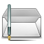 write, Email Silver icon