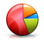 graph, statistics Tomato icon