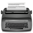 Publish, editor, typewrite DarkSlateGray icon