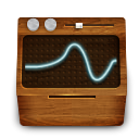 Monitoring, wooden SaddleBrown icon